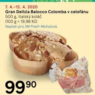 Balocco Colomba Gran Delizia