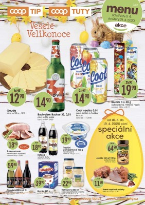 akční leták COOP 8.4.2020-21.4.2020