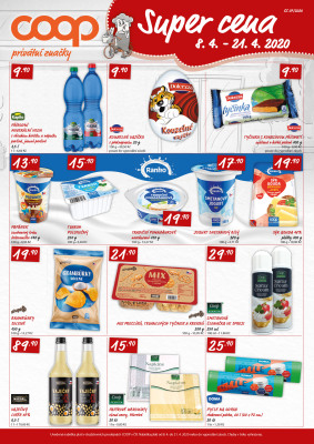 akční leták COOP 8.4.2020-21.4.2020