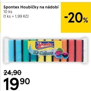 Houbička na nádobí Spontex