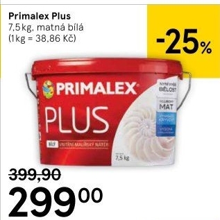 Interiérová barva Primalex Plus