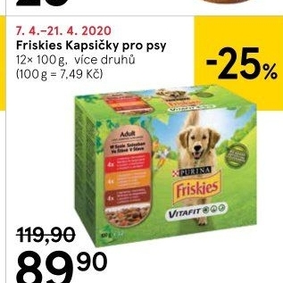 Kapsičky pro psy Friskies
