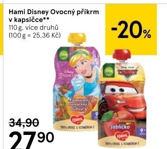 Ovocná kapsička Hami