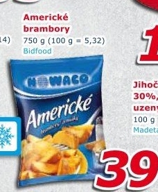 Brambory americké mražené Nowaco