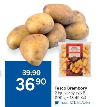 Brambory Tesco