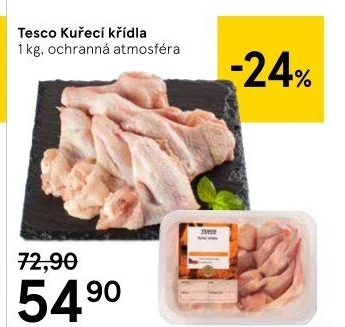 Kuřecí křídla Tesco