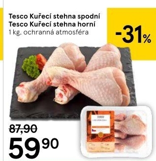 Kuřecí stehna Tesco