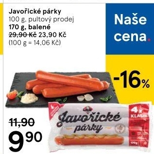 Párky javořické