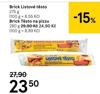 Těsto listové Brick