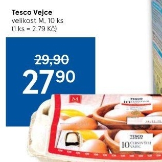 Vejce M Tesco
