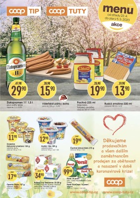 akční leták COOP 22.4.2020-5.5.2020