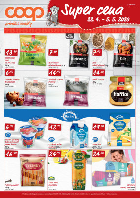 akční leták COOP 22.4.2020-5.5.2020