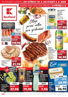 akční leták Kaufland 29.4.2020-5.5.2020