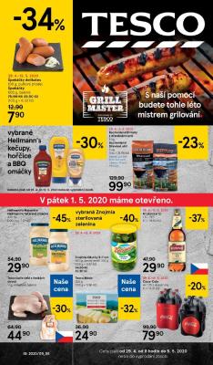akční leták Tesco 29.4.2020-5.5.2020