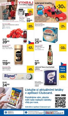akční leták Tesco 29.4.2020-5.5.2020
