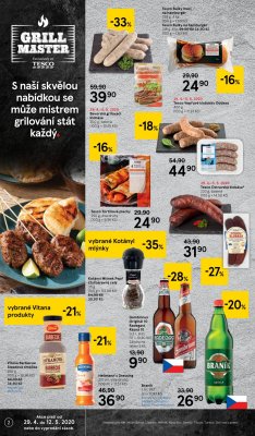 akční leták Tesco 29.4.2020-5.5.2020