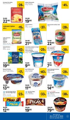 akční leták Tesco 29.4.2020-5.5.2020