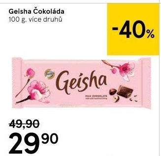 Čokoláda Geisha