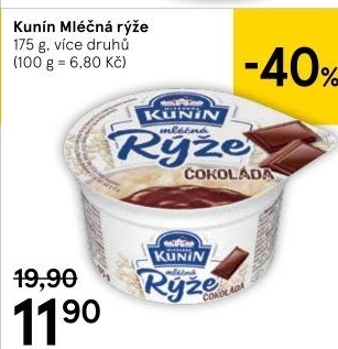 Mléčná rýže Kunín