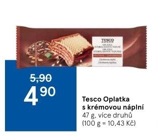 Oplatka Tesco