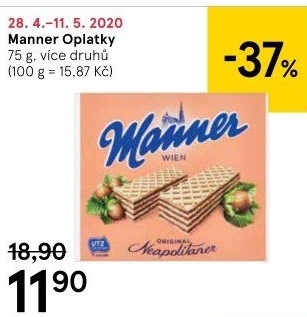 Oplatky Manner