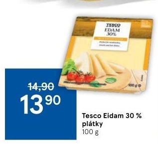 Sýr Eidam 30% Tesco