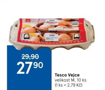 Vejce M Tesco