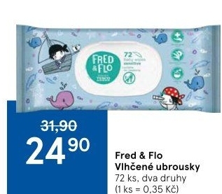 Vlhčené ubrousky Fred&amp