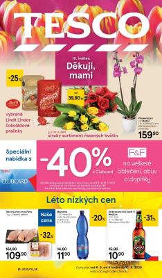 akční leták Tesco 6.5.2020-12.5.2020