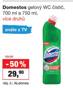 Čistič WC gelový Domestos
