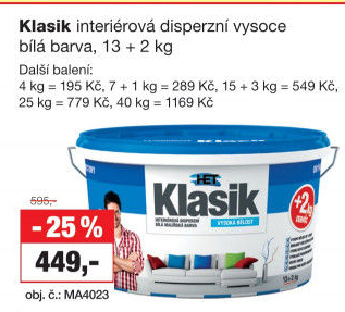 Interiérová barva Het Klasik