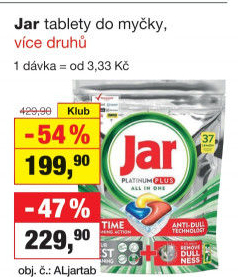 Kapsle do myčky Jar