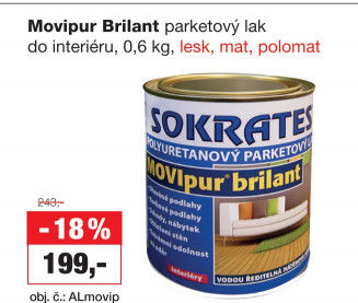 Lak na parkety Movi Pur Lesk Sokrates