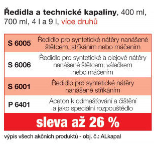 ŘEDIDLA A TECHNICKÉ KAP.