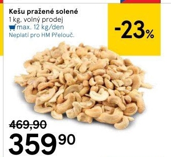 Kešu pražené