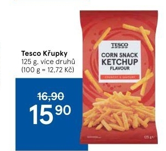 Křupky Tesco