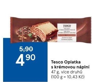 Oplatka Tesco