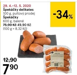 Špekáčky Delikates