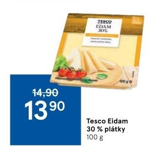 Sýr Eidam 30% Tesco