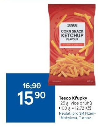 Křupky Tesco