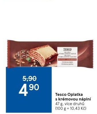 Oplatka Tesco