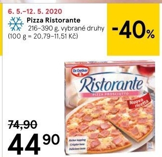 Pizza mražená Ristorante Dr. Oetker