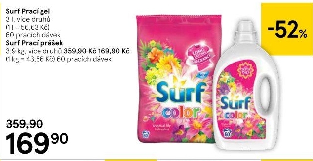 Prací gel Surf