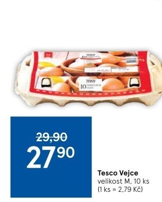 Vejce M Tesco