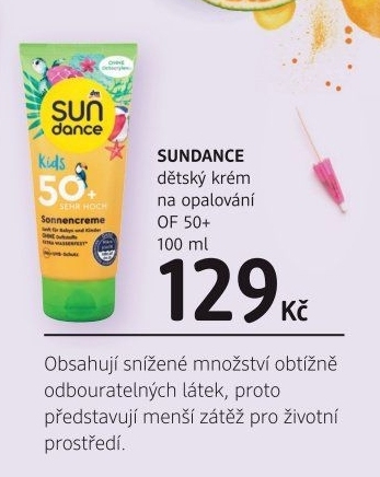 Krém dětský na opalování OF 50+ Sundance
