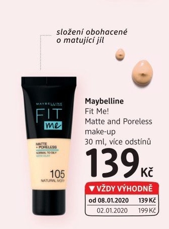 Make up Fit me! Matte + Poreless Maybelline