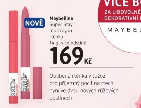 Rtěnka Super Stay Ink Crayon Maybelline