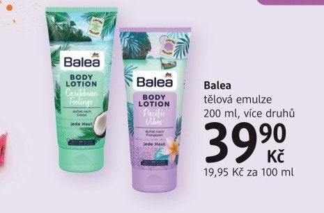 Tělová emulze Balea