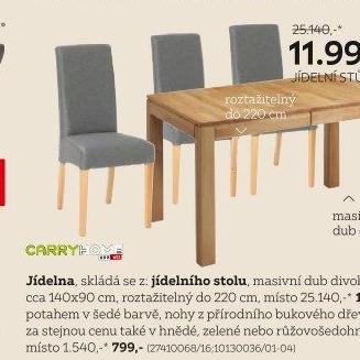Jídelní stůl Linea Natura