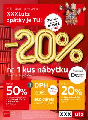 akční leták XXXLutz 11.5.2020-24.5.2020